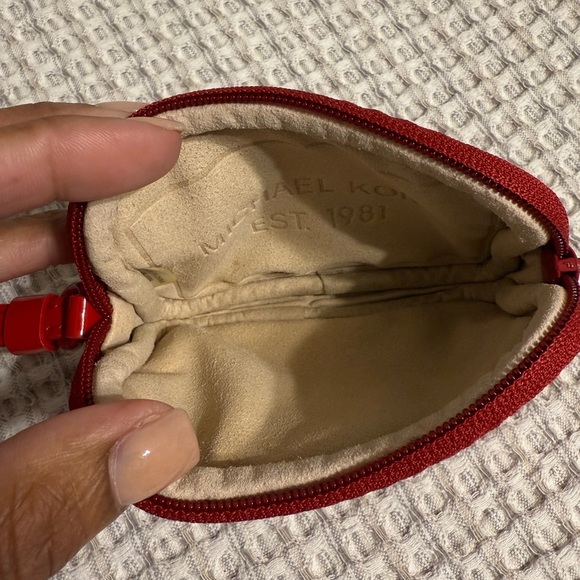 Michael Kors Red Wristlet Bag - Picture 5 of 10